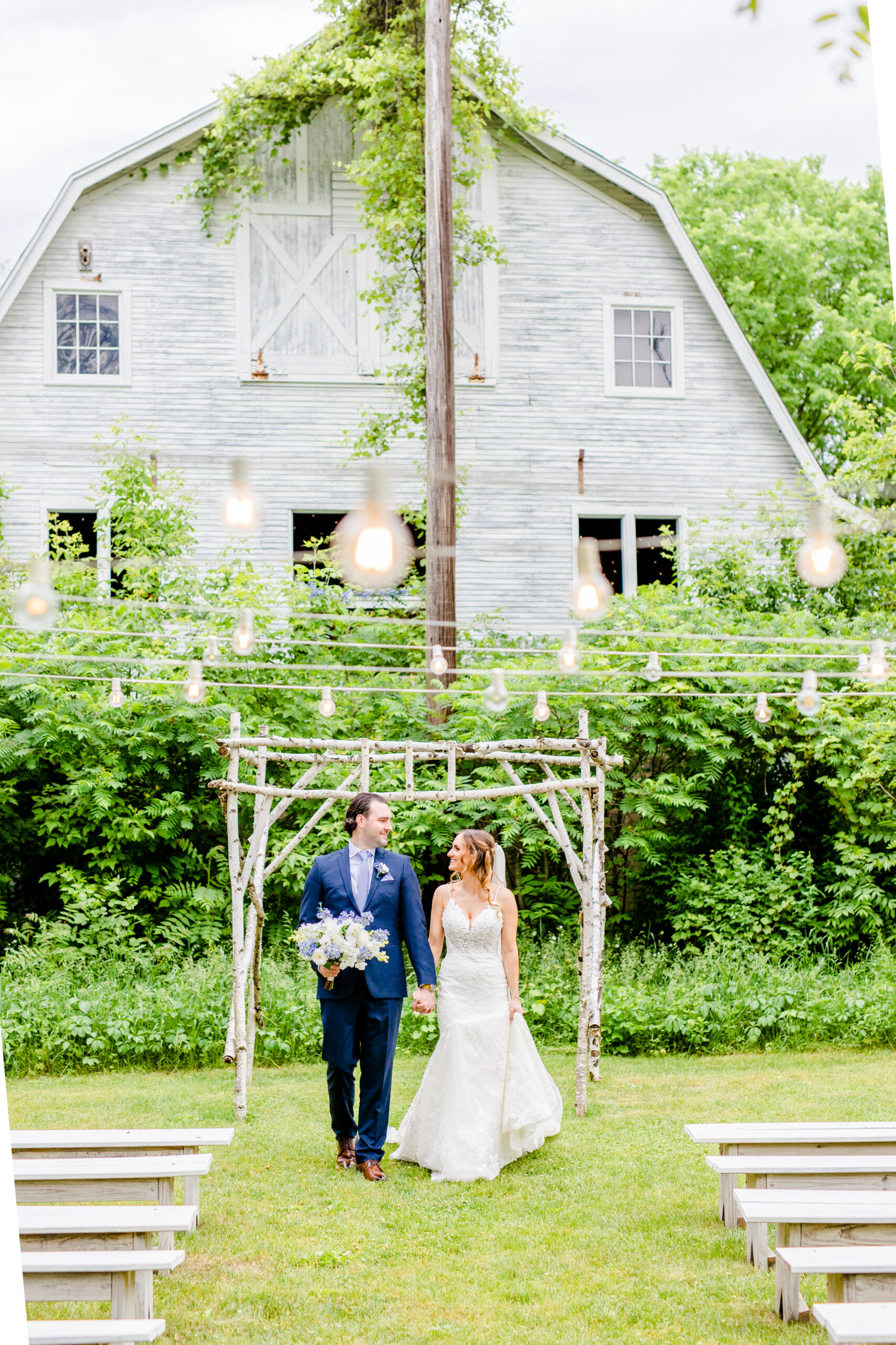 Blue Dress Barn Wedding Benton Harbor Michigan