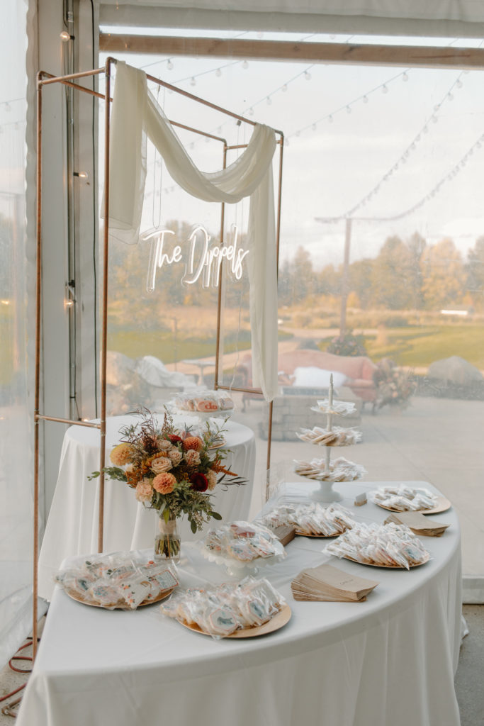Quail Ridge Golf Club Wedding dessert table