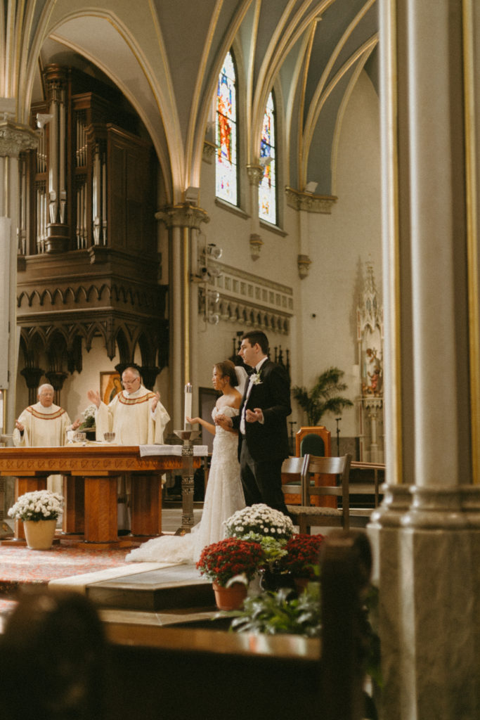 Cathedral of St. Andrew wedding ceremony