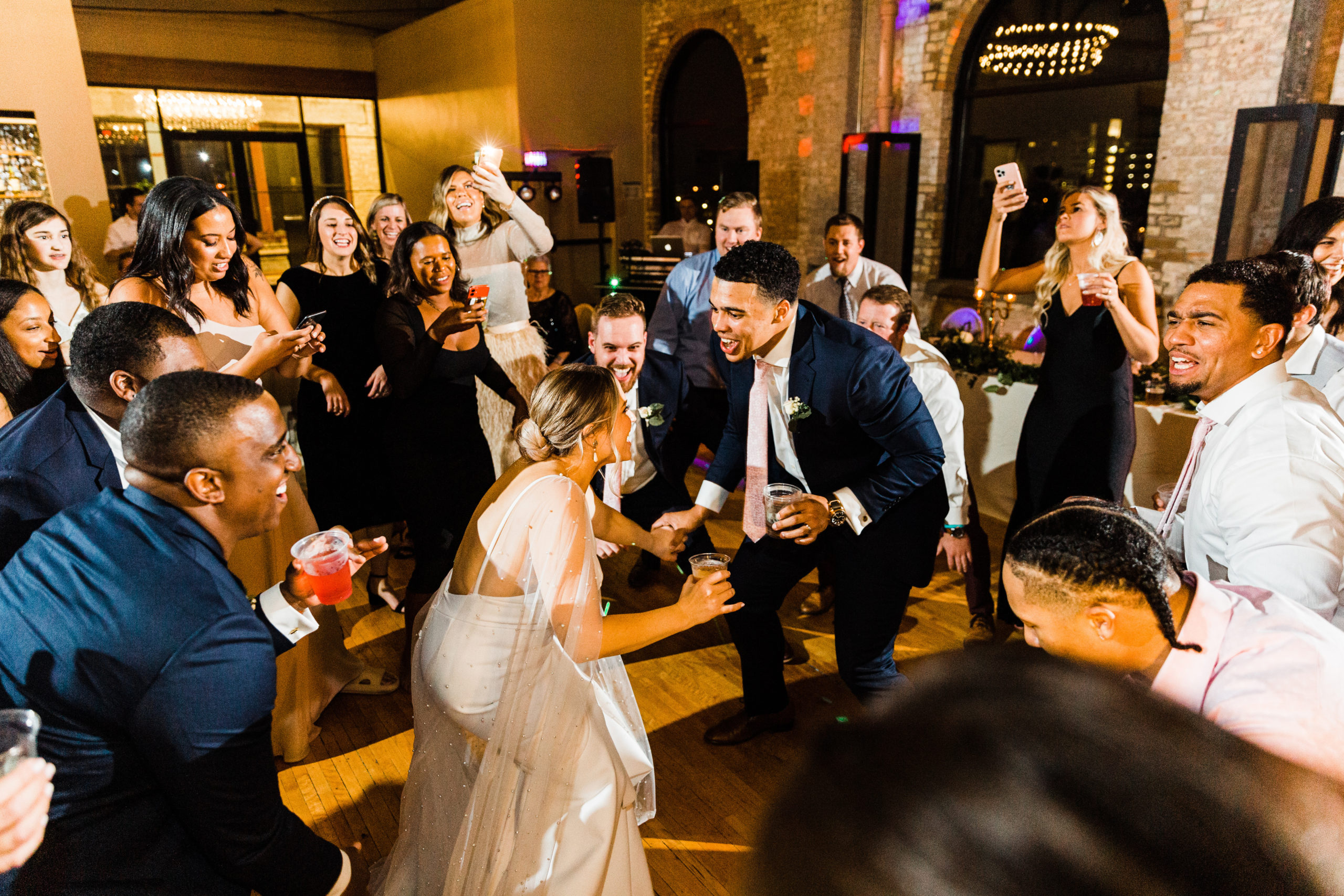 dance floor at The High Five GR wedding