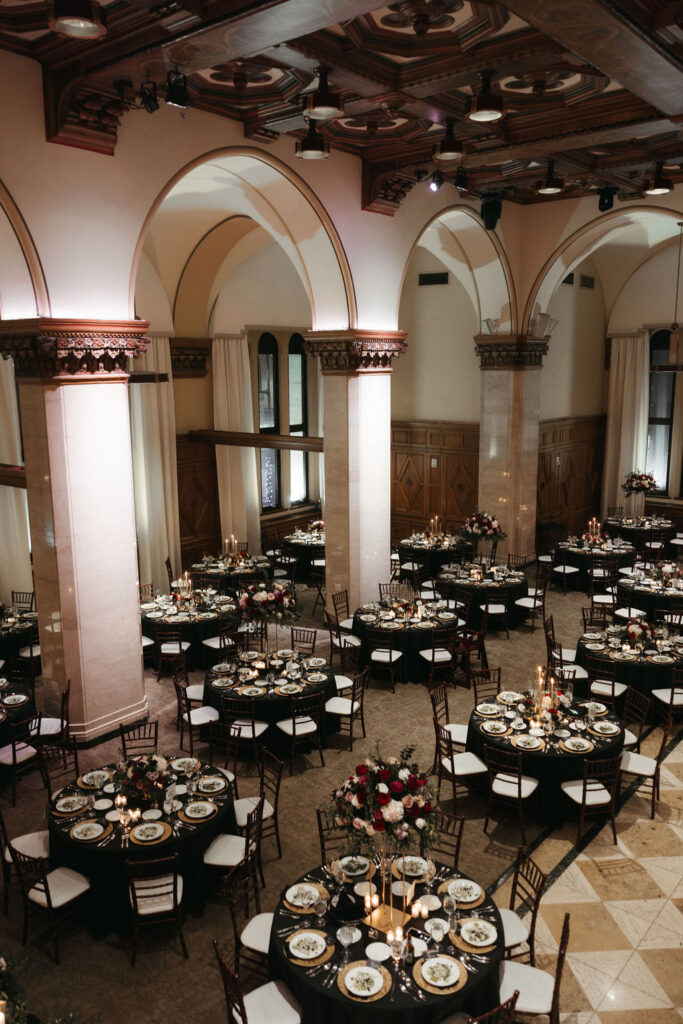 City Flats ballroom, table inspo