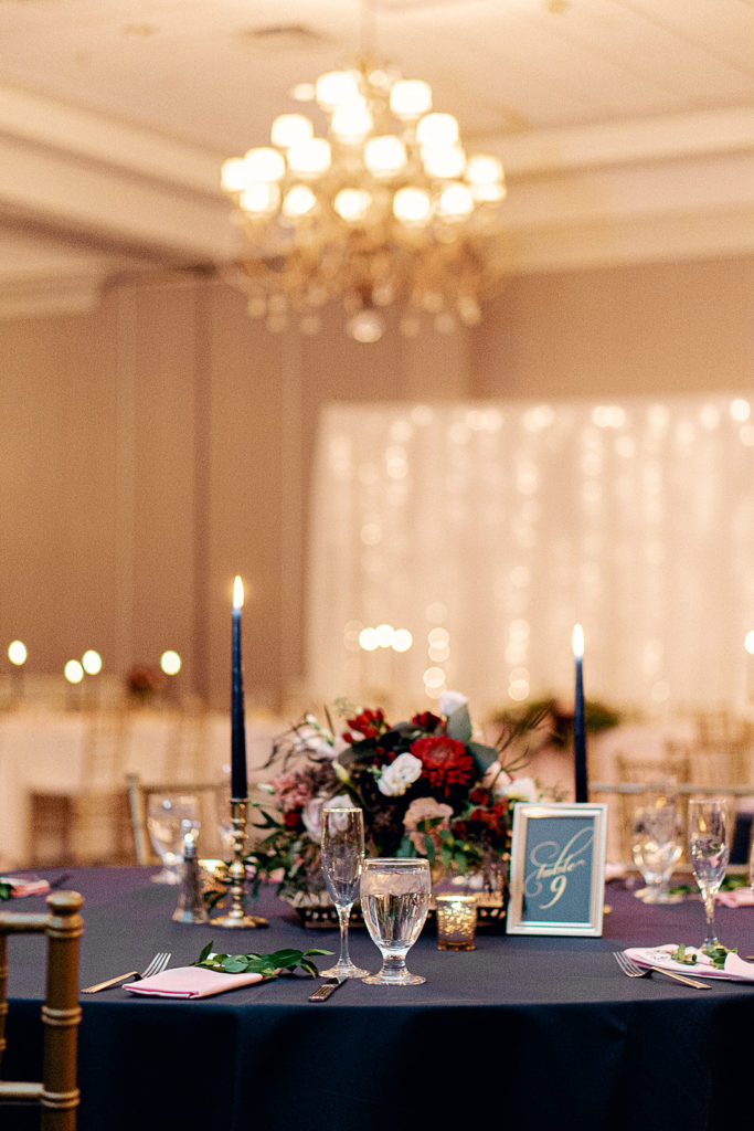 The Kensington Hotel wedding table