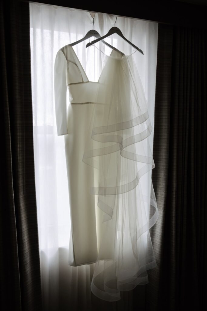 bride wedding dress detail shot