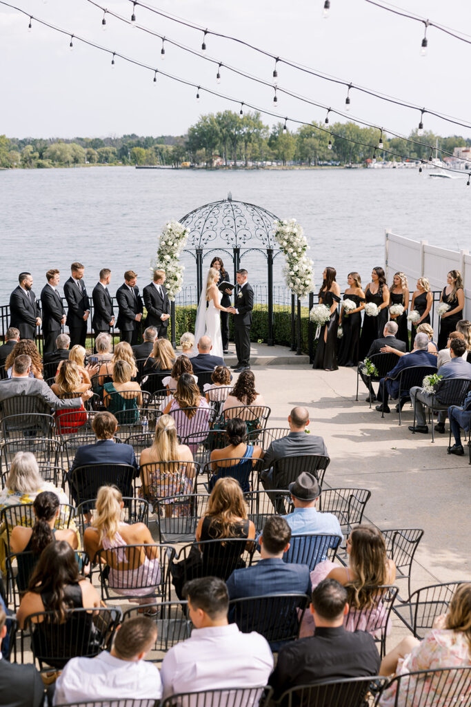 Wedding ceremony - Detroit wedding