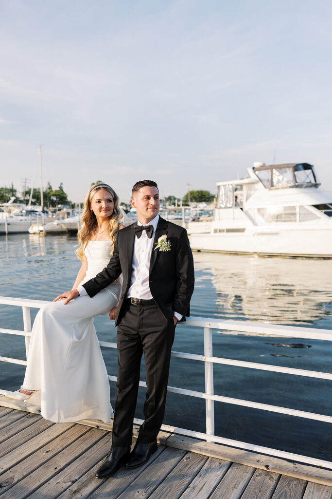 Bride and groom wedding portraits