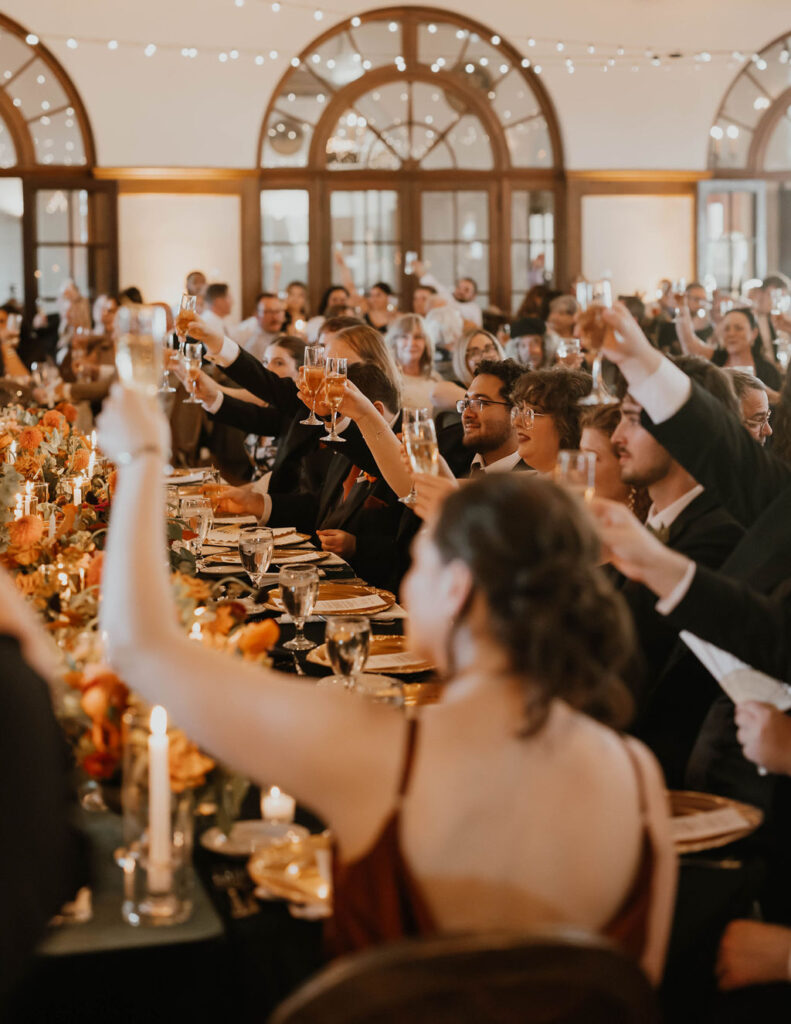 Speeches, cheers, Detroit Yacht Club