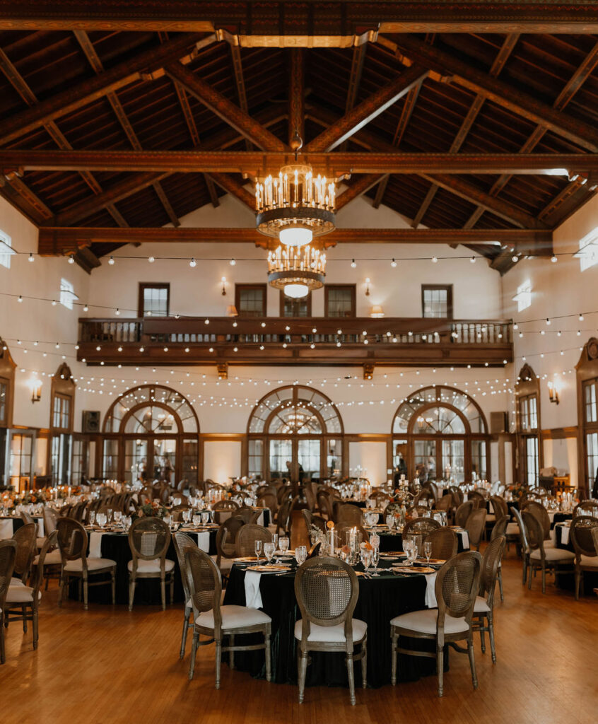 Detroit Yacht Club, wedding venue, table layout