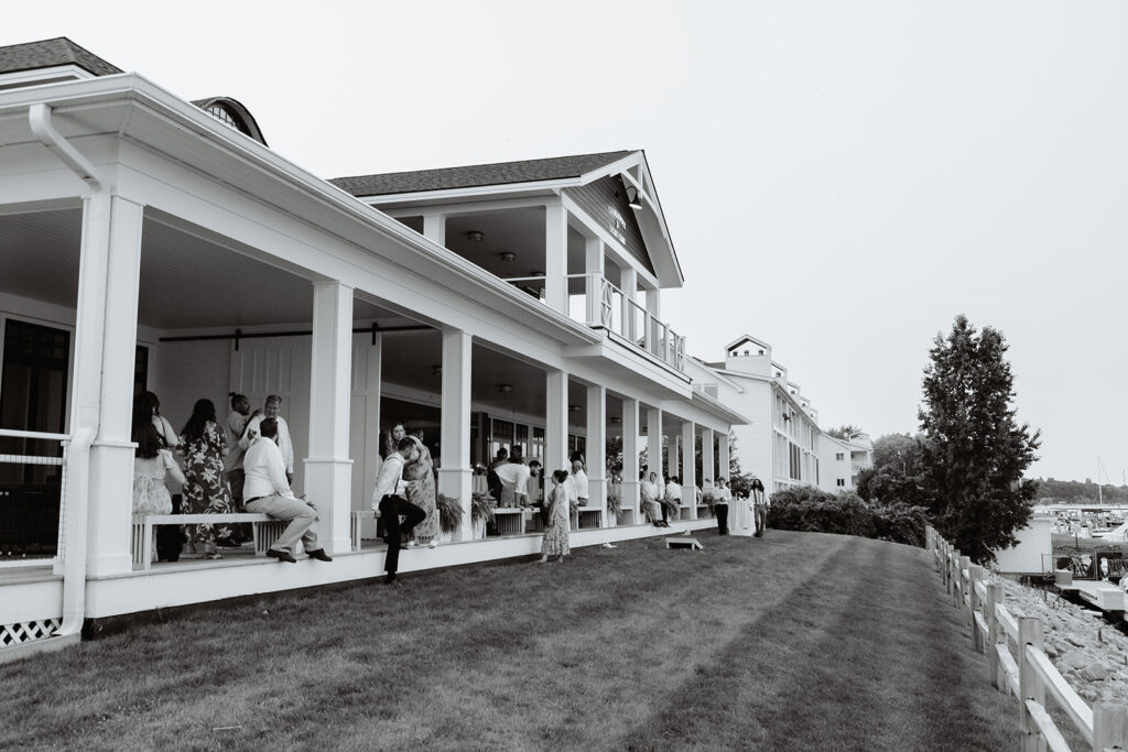 Charlevoix yacht club wedding