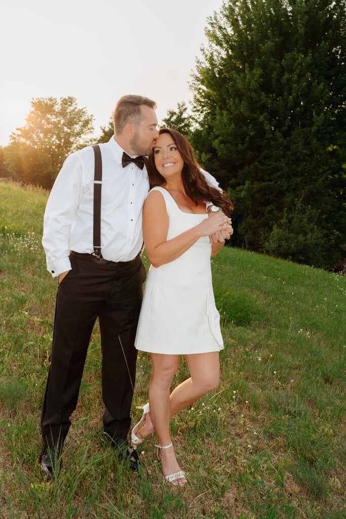Golden hour photos husband and wife