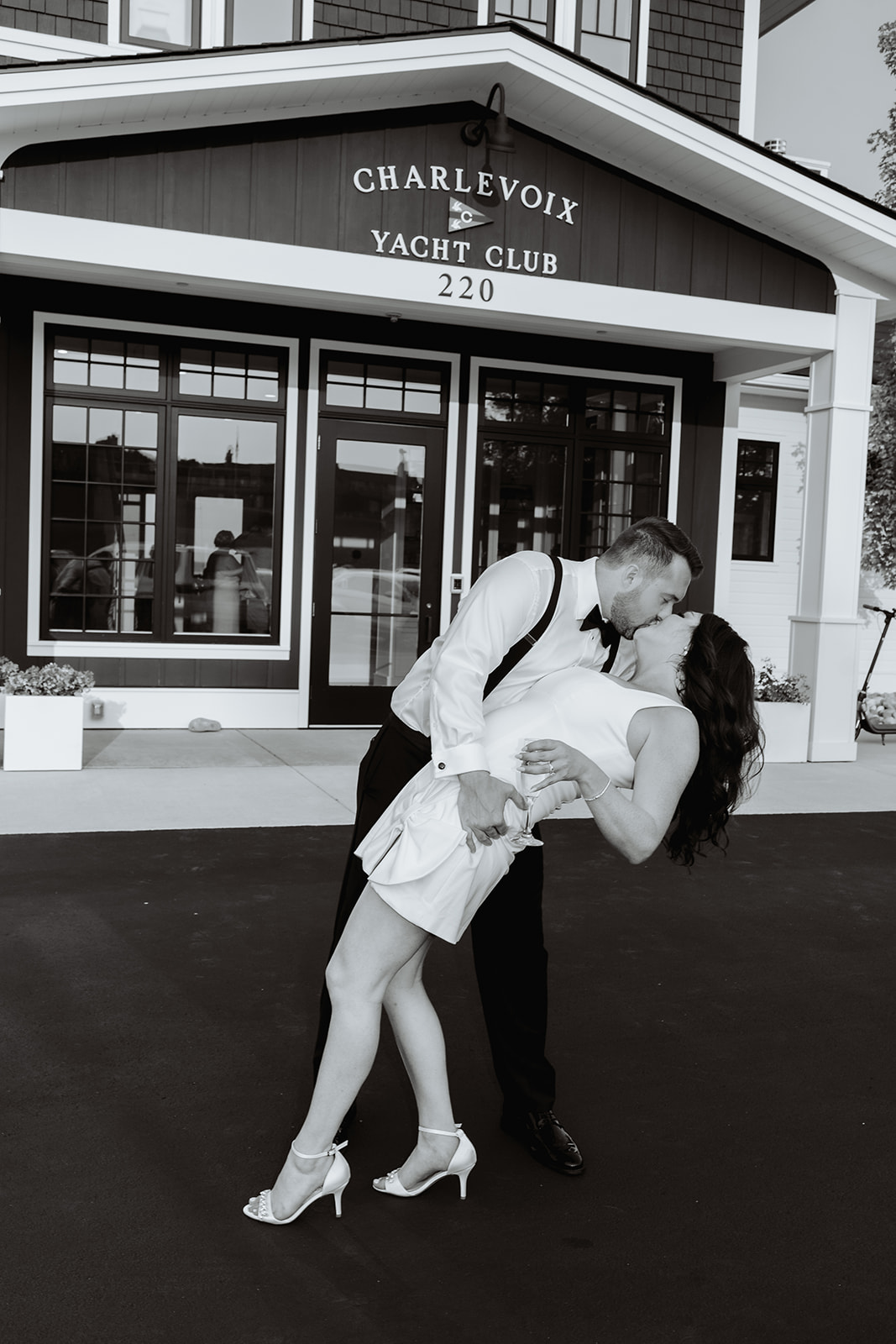 The Charlevoix Yacht Club Wedding Grand Rapids Michigan