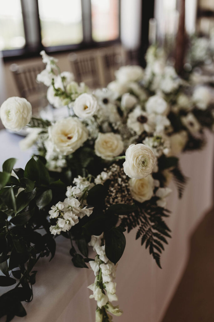 Head table florals
