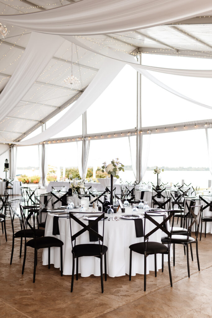 Table layout Detroit wedding