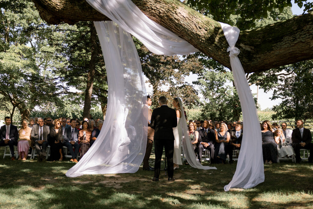Hidden Vineyard Wedding ceremony location