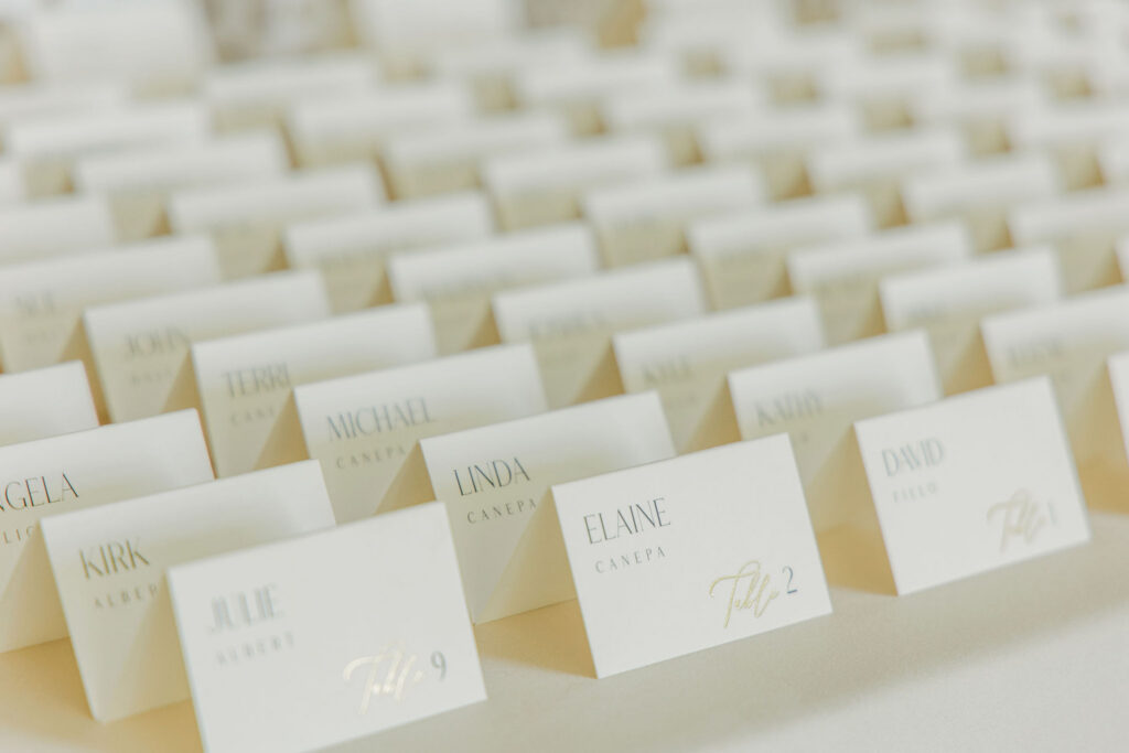 Escort Cards